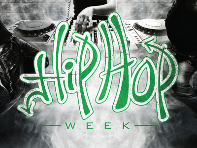 Hip Hop Week Poster graphic design logo logo design poster