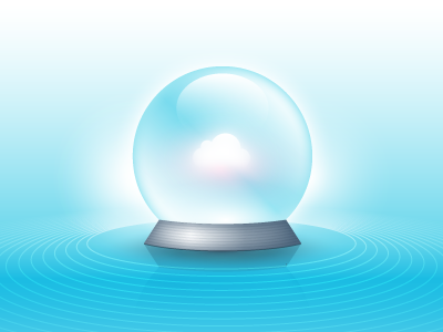 "The future of the cloud" cloud icon vector