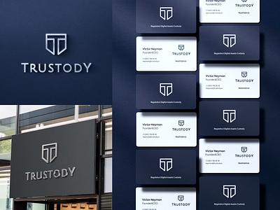 Crypto custody service logo design branding crypto cryptocurrency custody design logo logo design logotype