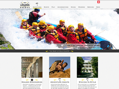 Tour Amador layout new icon web work