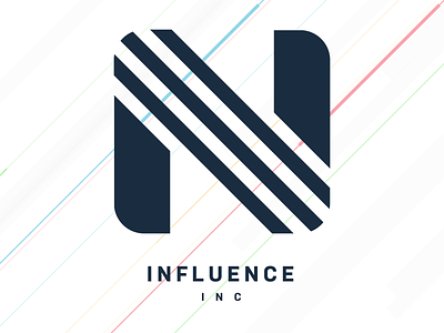 Influence.inc Logo branding graphic design logo