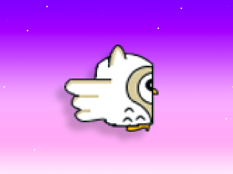 Owl for HookyBob hookybob mobile game pixel pixel art unity3d