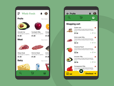 Grocery app app grocery mobile shopping uplabs