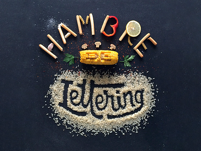Hambre de Lettering food food styling foodie lettering