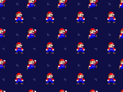 Supermario pixel art art bros builder dark games gaming oldschool pattern pixel retro seamless super mario