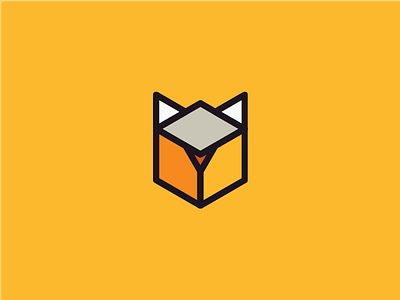 Katz Box box box logo cat cat logo isometric logo shipping container home start up