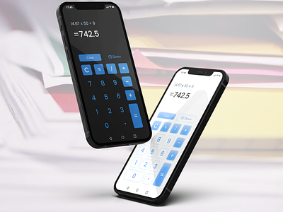 DailyUI #004 - Calculator app calculator dailyui dailyui004 figma mobile ui ux