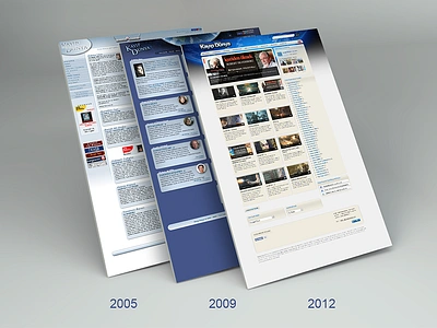 Kayıp Dünya (2005-2009-2012) design homepage landing responsive ui ux web