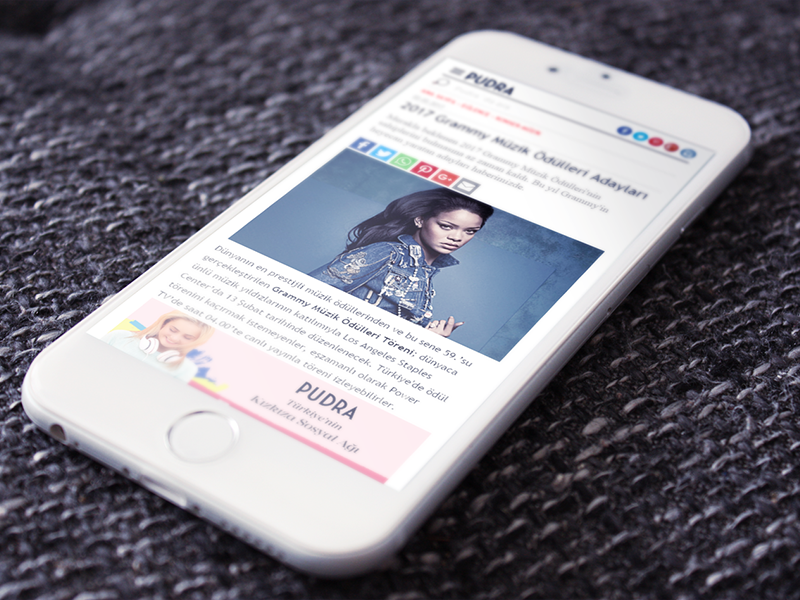 Pudra (2009-2017) Kadın Yaşam Portalı kadın portal woman web ux ui responsive layout html homepage design css