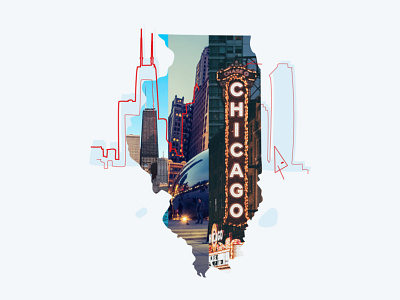 Agency Location Graphics branding chicago hand drawn pdx portland