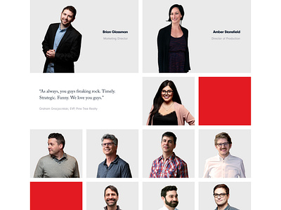 Team Page branding chicago design soliddigital