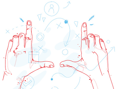 Service Illustrations (part 1) branding chicago hand drawn illustration sketch illustration strategy vector