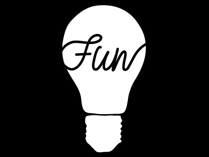 Fun doodles fun light bulb