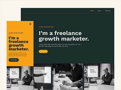 Freelance website branding design ui