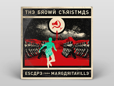 The Brown Christmas — Escape from Margaritaville — Album Cover album album art album artwork album cover album cover design music typogaphy vector vector art