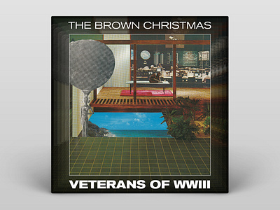 The Brown Christmas — Veterans of WWIII — Album Cover album album art album artwork album cover album cover design collage music paper collage