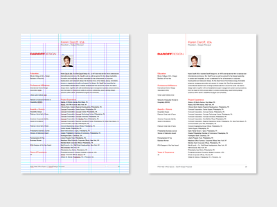 Daroff Design — Resume Template design grid grid layout resume resume design resume template template typography