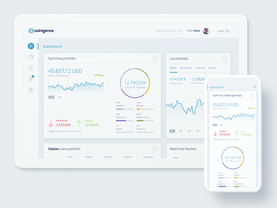 Coinigence Dashboard