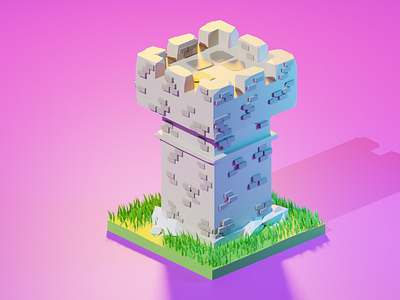 Low Poly Guard Tower