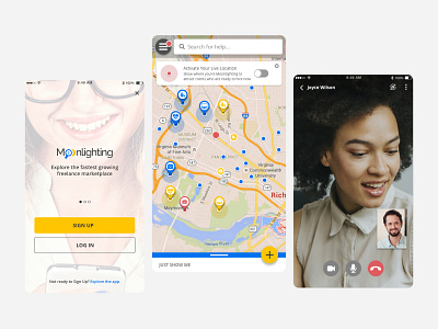 Moonlighting App Design