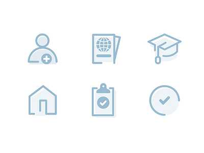 Icons ai blue dashboard digital icons illustration ui icons vector