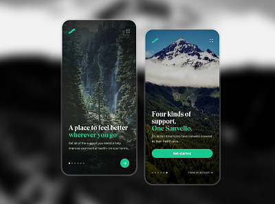 Sanvello App Design Concept app application application design applicationdesign design designer digital meditation relax ui uidesign ux uxdesign uxdesigner uxui