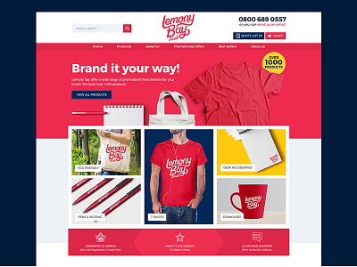 Lemony Bay digital designer e commerce ui ux design web design web designer