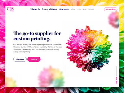 Printers Homepage Concept creative designer designers digital digital designer photoshop ui ux design web web design web designer