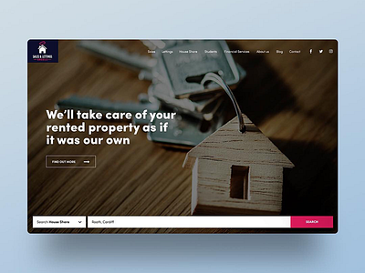 Estate Agents Website app dailyinspiration design designer designinspiration digital graphicdesign mobile ui uidesign uitrends uiux userinterface ux uxdesign uxigers uxinspiration web webdesign webdesigner