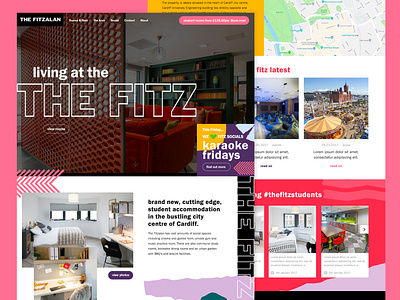 The Fitzalan Homepage app dailyinspiration design designer digital mobile ui uiux ux web
