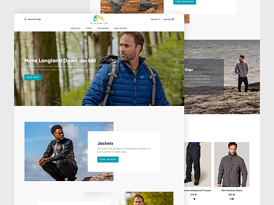 FiveMile E-commerce Homepage