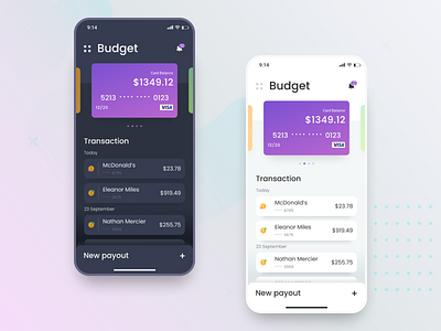 Bank app app concept design home ui uidesign uiux ux web white