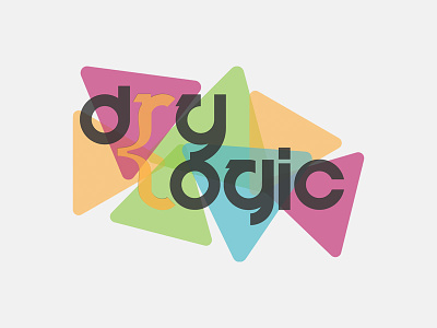 DryLogic Logo branding color design graphic logo