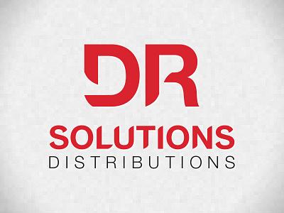 Wip Dr Solutions Distribution 3 computer design identity logo logo design technology typography