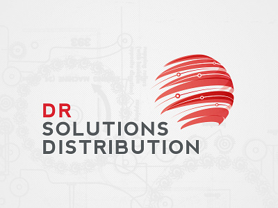 Wip Dr Solutions Distribution 5 computer design identity logo logo design technology typography