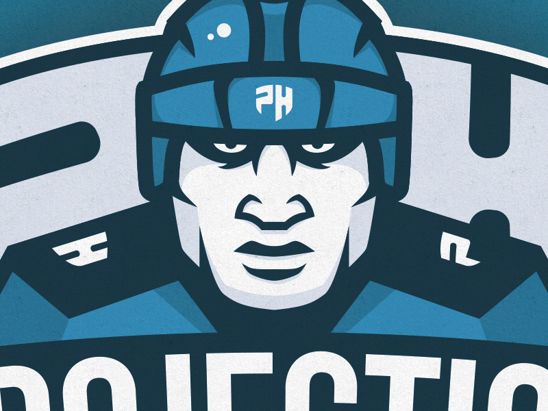 Hockey Player logo graphic design team player vector sport illustration