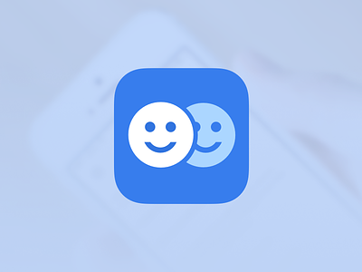 Duo app duo faces icon ios