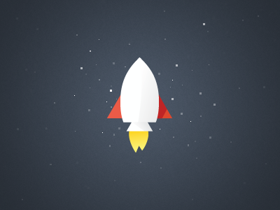 Spaceship icon icon illustration minimal rocket spaceship