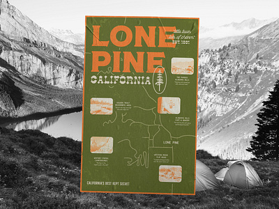 Lone Pine Travel Poster