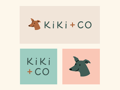 Kiki & Co Logo branding brandingdesign dogart dogbranding dogillustration logo logoart logodesign logoillustration