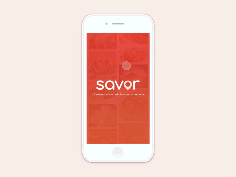 Savor app Onboarding