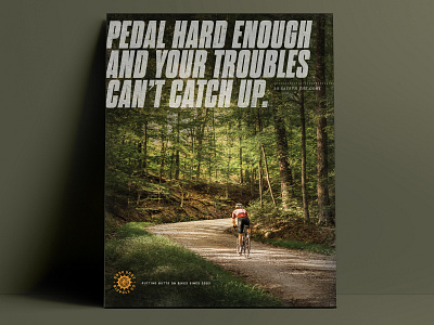 Gray Goat Bicycle Company: In-store poster art direction consumer advertising copywriting design poster