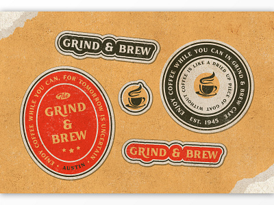 Grind & Brew Coffee Logo