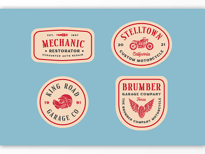 Brocades Badges badge design label lettering logo logotype packaging texture typography vintage