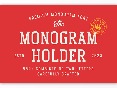 Monogram Holder Font