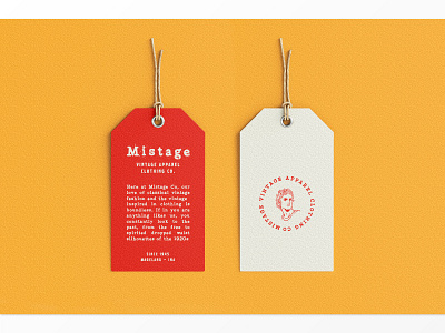 Mistage Tags badge branding design illustration label logo logotype packaging retro typography vintage