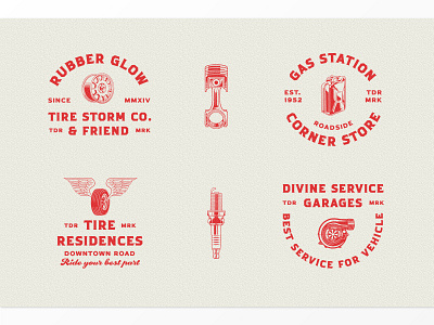 Car Garage Logotypes