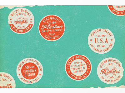 Vintage Badge Designs