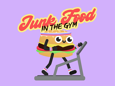 JUNK FOOD IN THE GYM - Burger