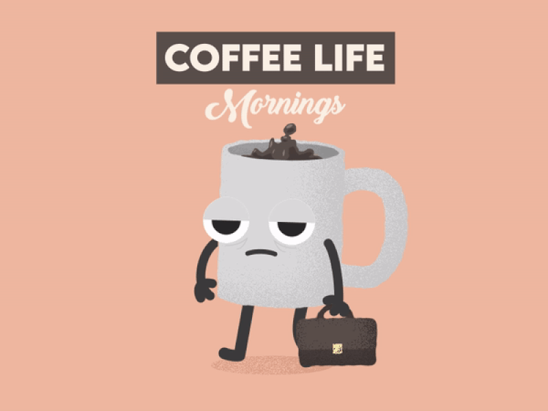 Coffee Life Mornings by Sabri Zeta on Dribbble